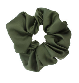 Jackie J Jackie J Satin Hair Scrunchie Olive