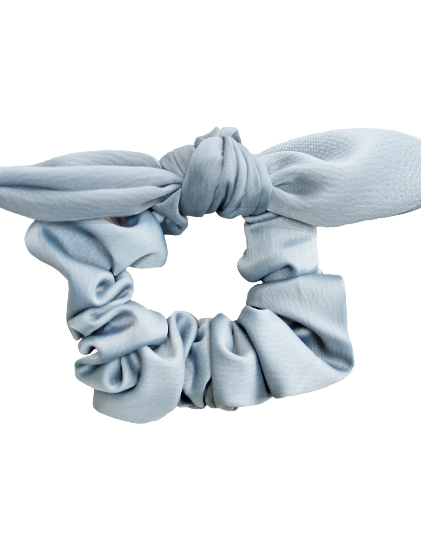 Jackie J Jackie J Scrunchie Made with a Bow Knot Blue