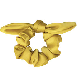 Jackie J Jackie J Scrunchie Made with a Bow Knot Yellow
