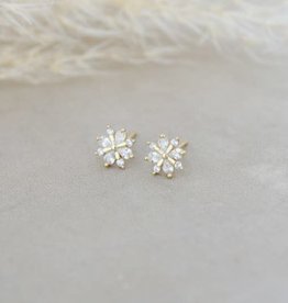 Glee Snow Crystal Studs
