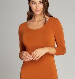 C'est Moi Bamboo 3/4 Sleeve Top