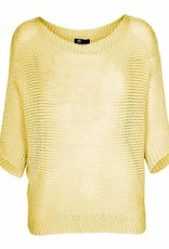 M Made in Italy Crochet 3/4 SLeeve Top
