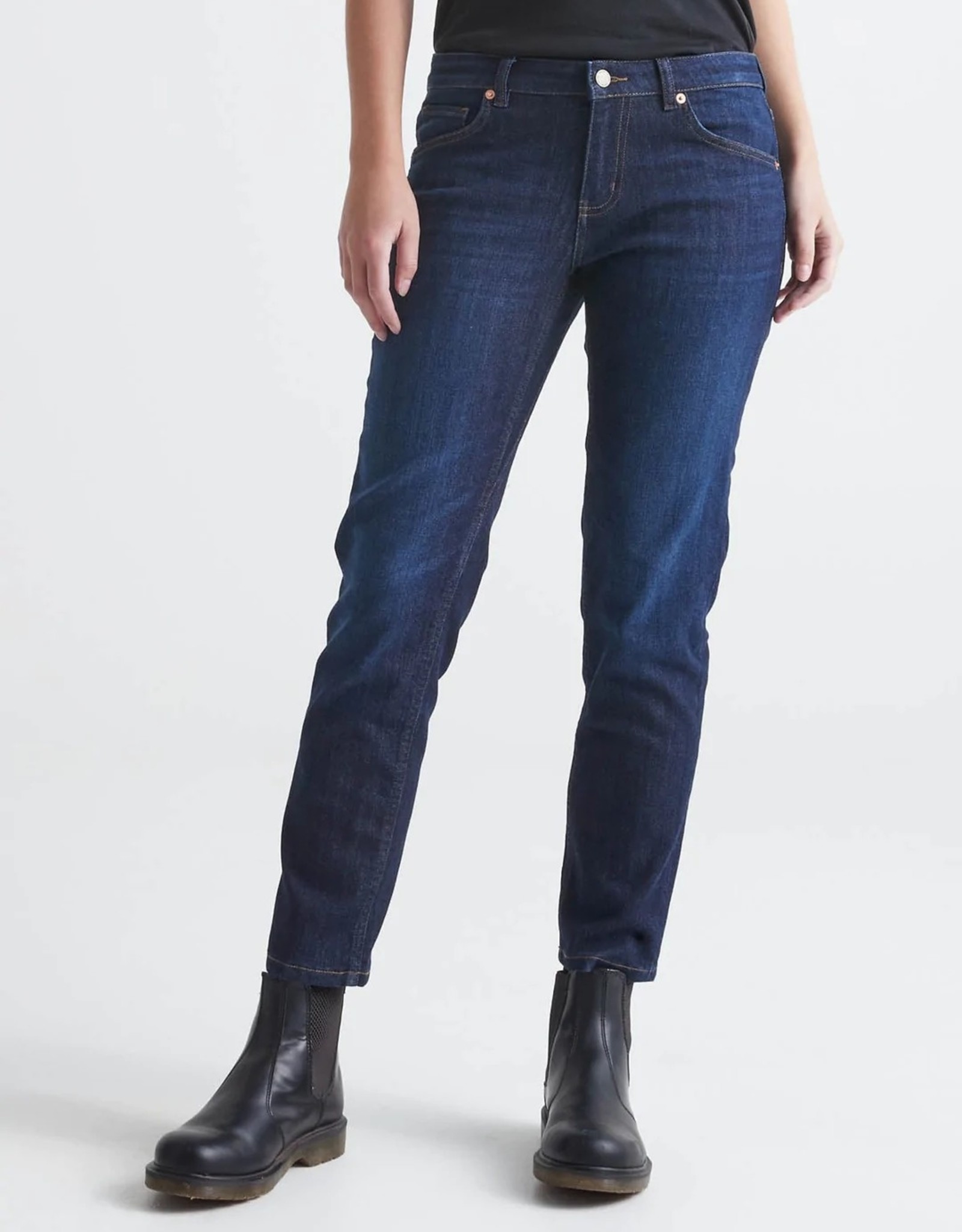 Duer Girlfriend Jean - Dark Stone