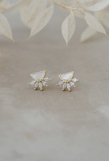 Glee Antique Studs - Mother of Pearl