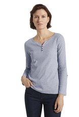 Tom Tailor Striped Henley L/S Top