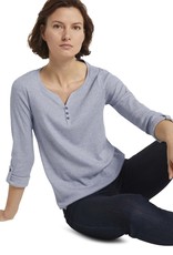 Tom Tailor Striped Henley L/S Top