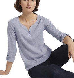 Tom Tailor Striped Henley L/S Top