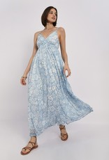 Molly Bracken Blue Printed Maxi Dress