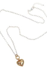 Merx Inc. Fashion Chain Necklace Gold+Silver Chain 90CM+EXT