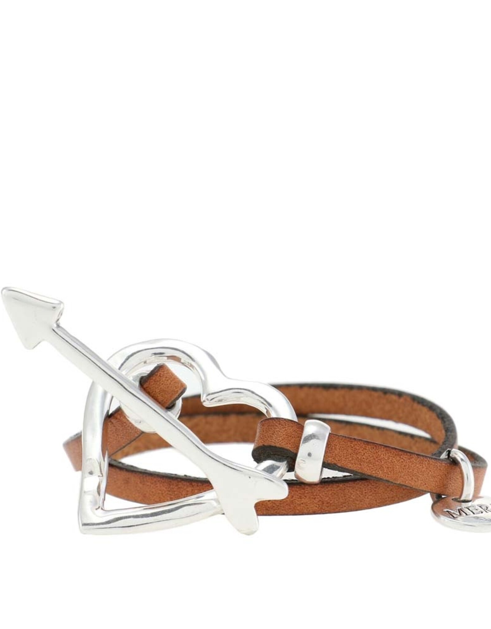Merx Inc. Fashion Bracelet 35 Camel and Silver
