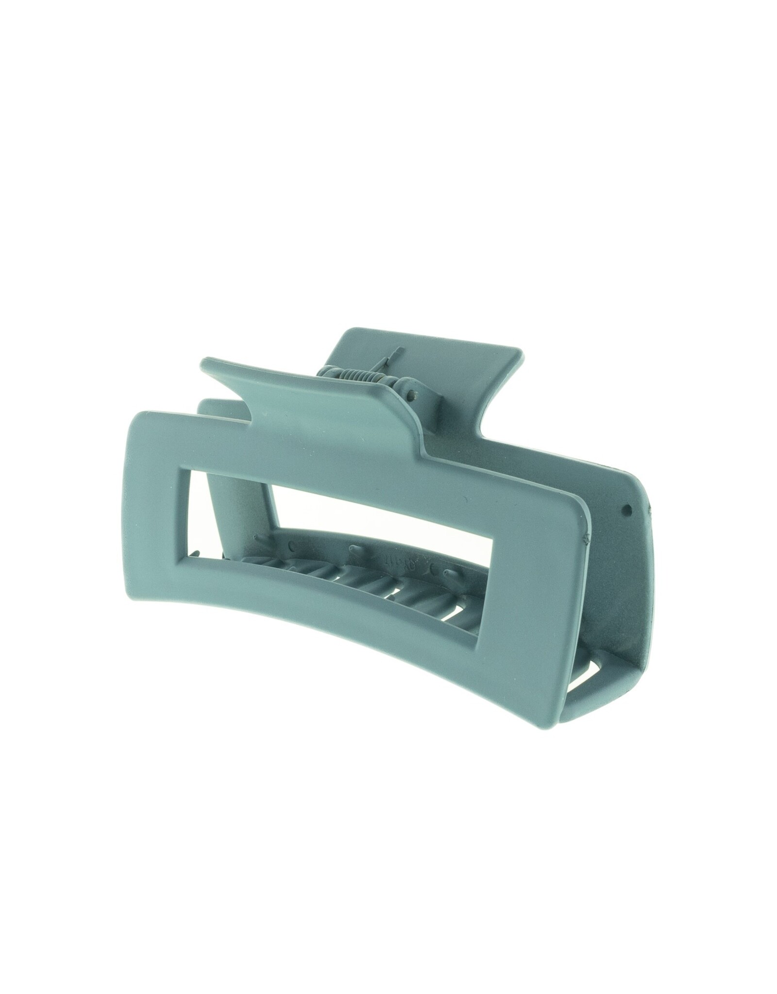 Jackie J Rectangle matte colored clip Blue