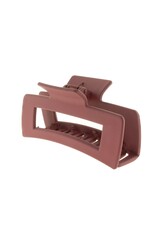 Jackie J Rectangle matte colored clip Purple