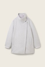Tom Tailor Stand Up Collar Wool Coat