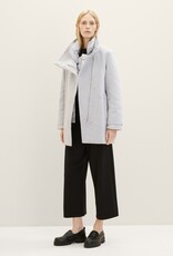Tom Tailor Stand Up Collar Wool Coat