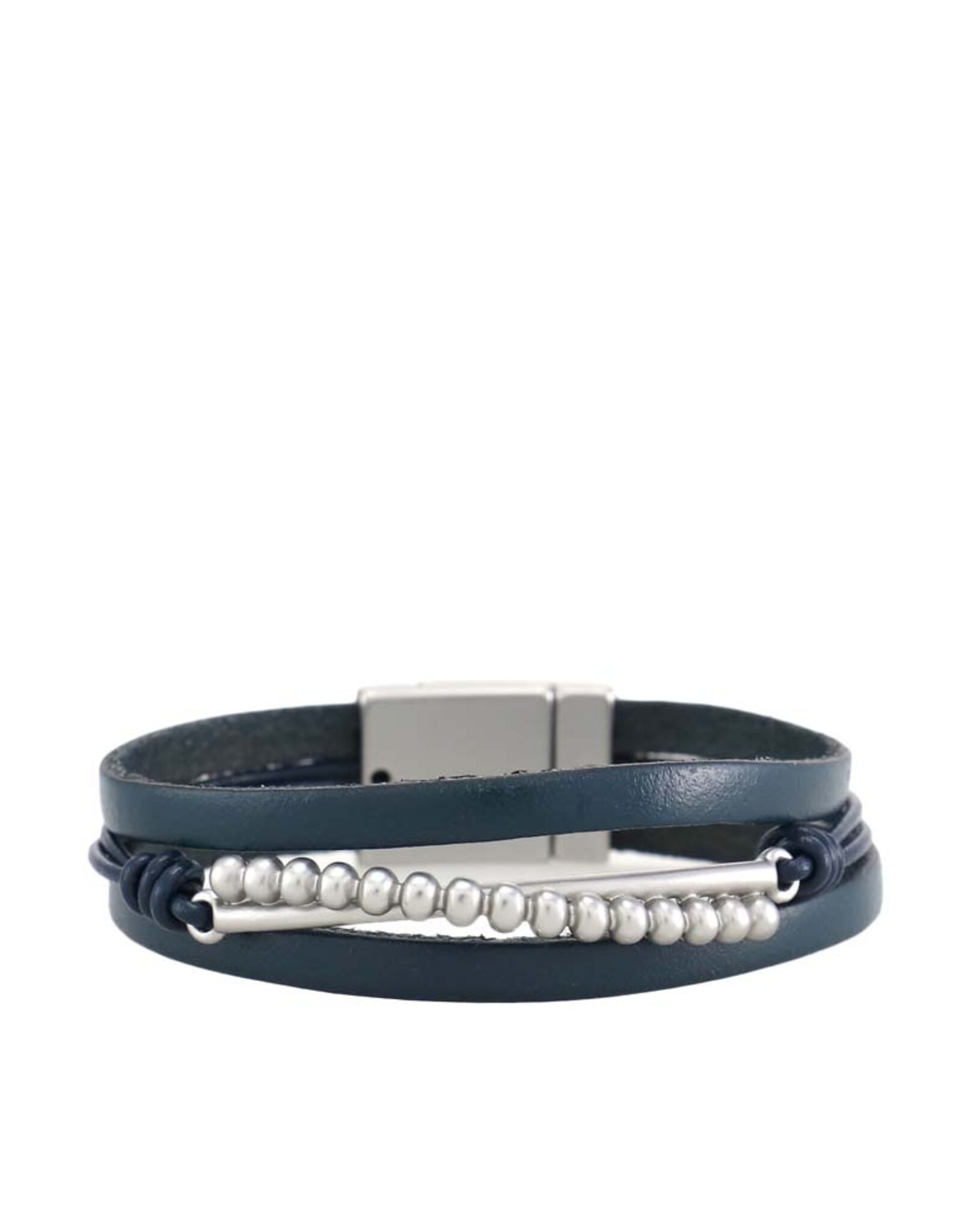 Merx Inc. Fashion Bracelet M-RH + navy + 120 middle