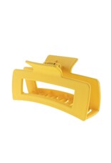 Jackie J Jackie J Rectangle matte colored clip Yellow