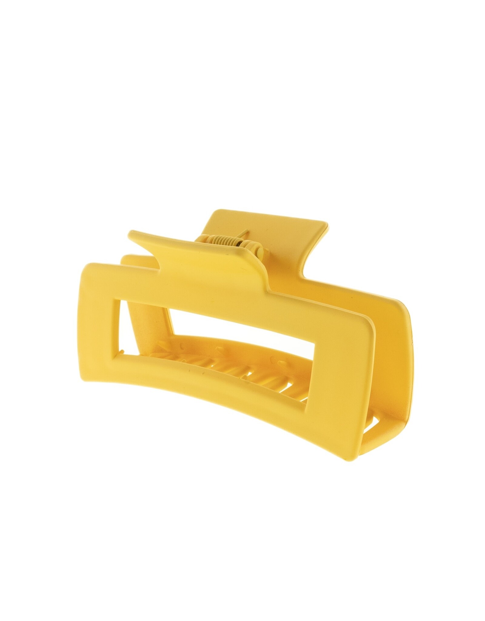 Jackie J Jackie J Rectangle matte colored clip Yellow