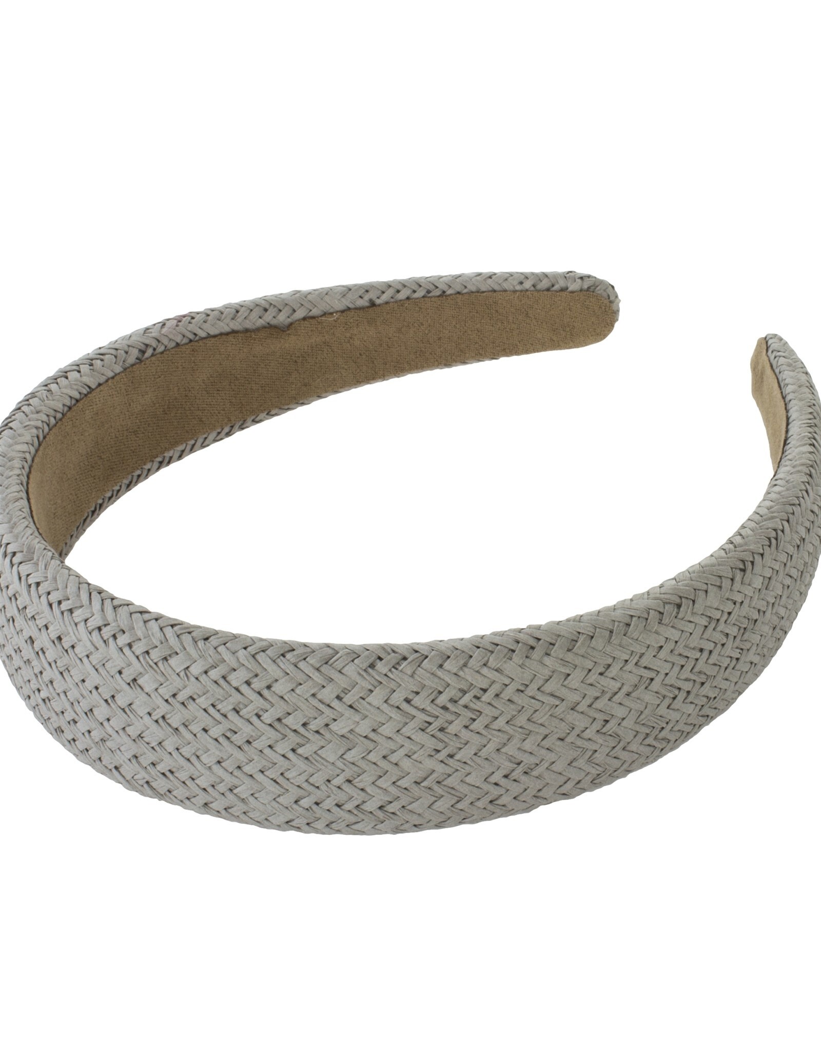 Jackie J Jackie J Classic woven wicker headband Grey