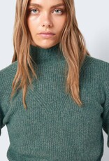 Noisy May Nella L/S High Neck Crop Knit Sweater