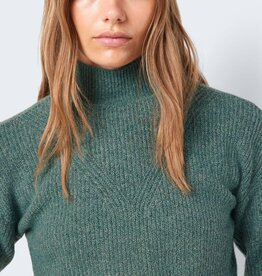 Noisy May Nella L/S High Neck Crop Knit Sweater