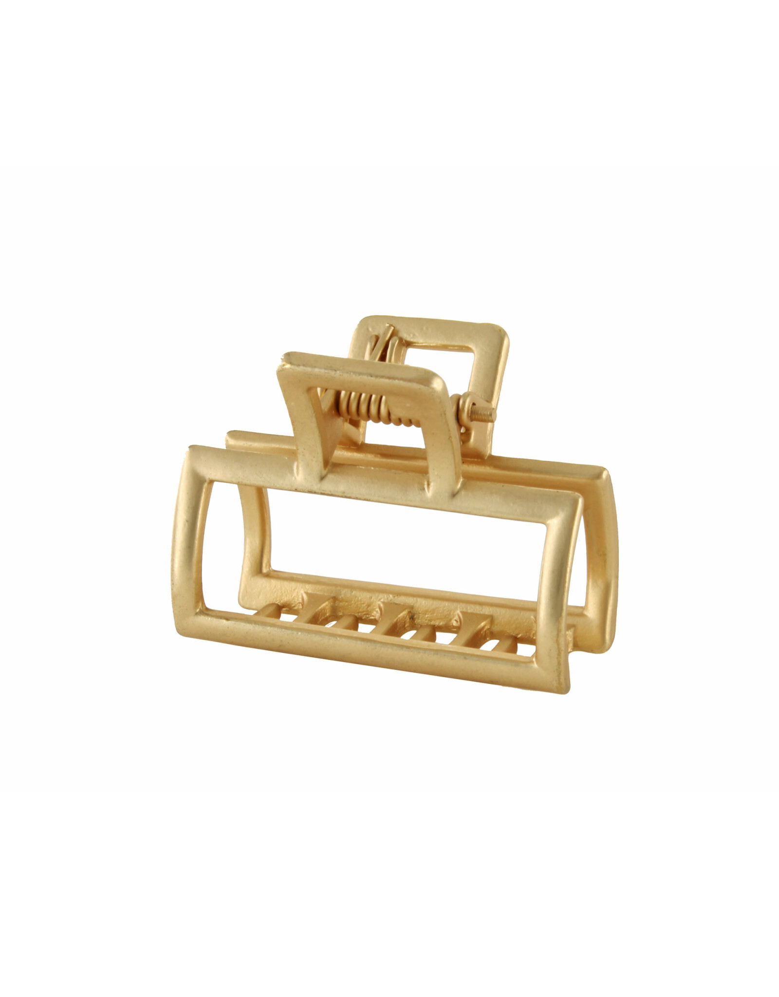 Jackie J Jackie J 1.5â€³ | open rectangular hair grabber Gold