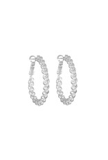 Merx Inc. Merx Lever back hoop earring Shiny Silver