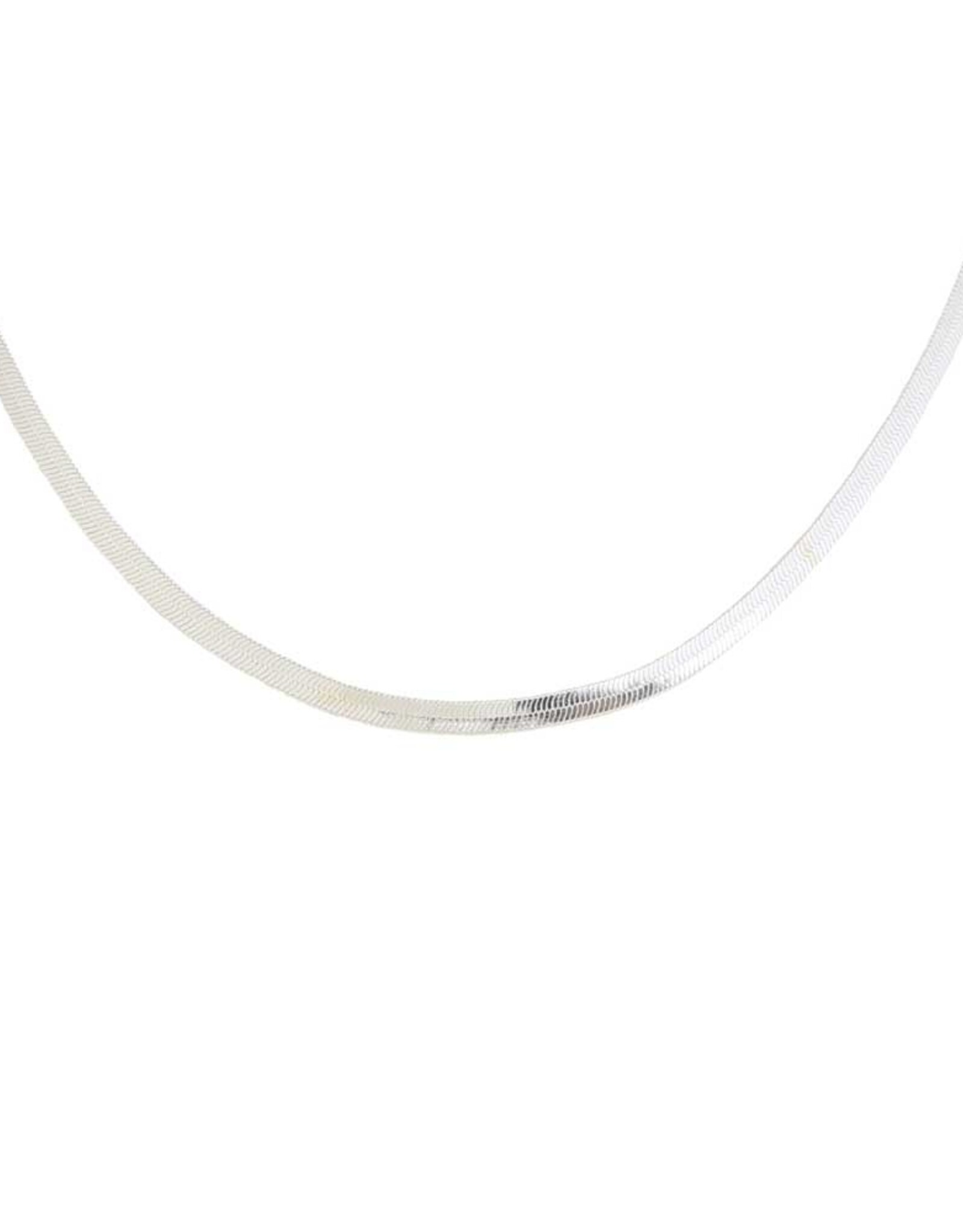 Merx Inc. Merx Short necklace Shiny Silver (45+7cm)