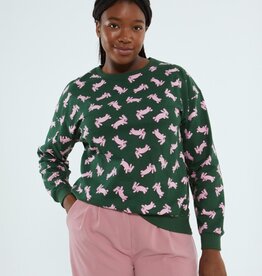 Compania Fantastica Rabbit Print Pullover