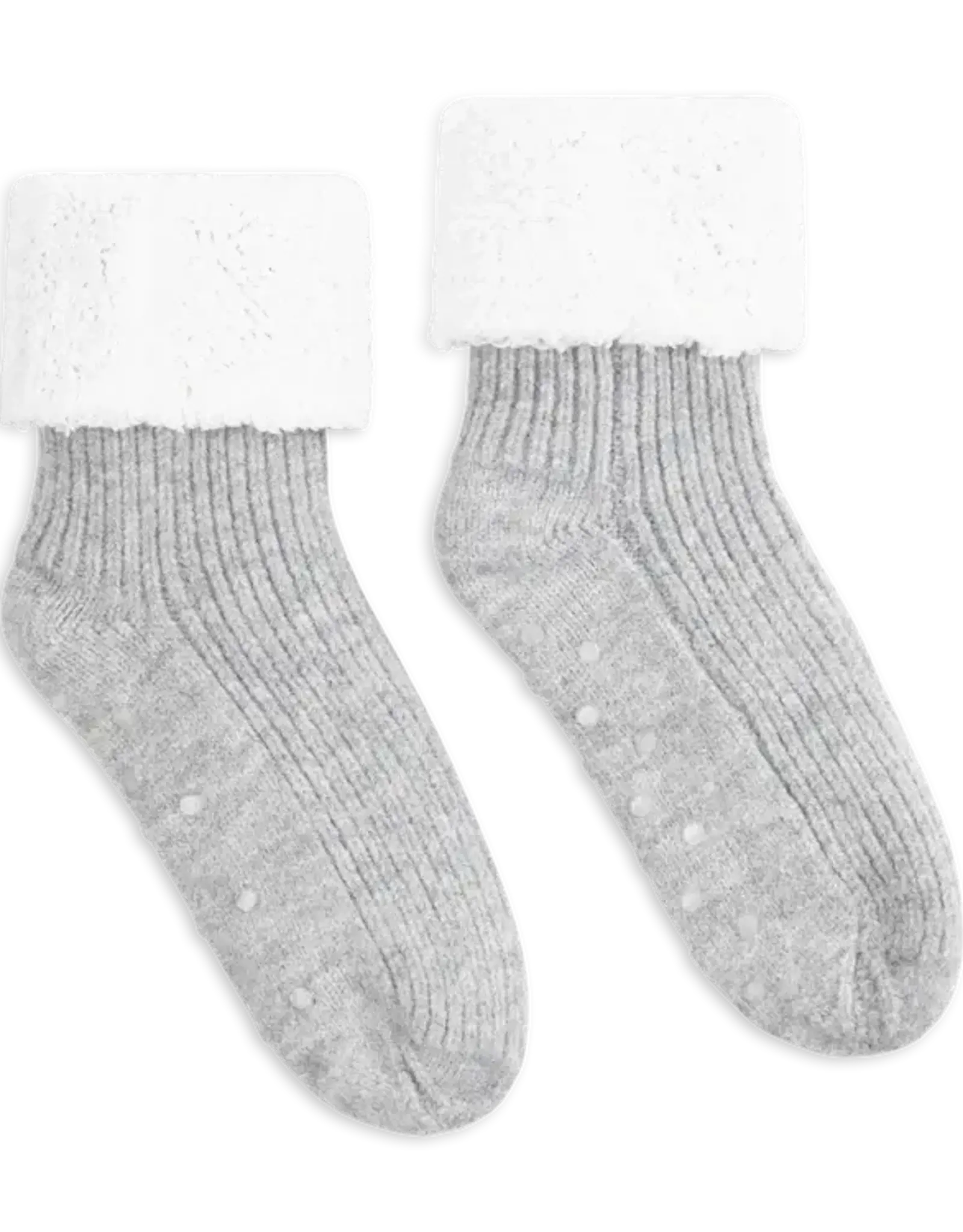 Lemon Loungewear Nordic Wool Slipper Socks Charcoal