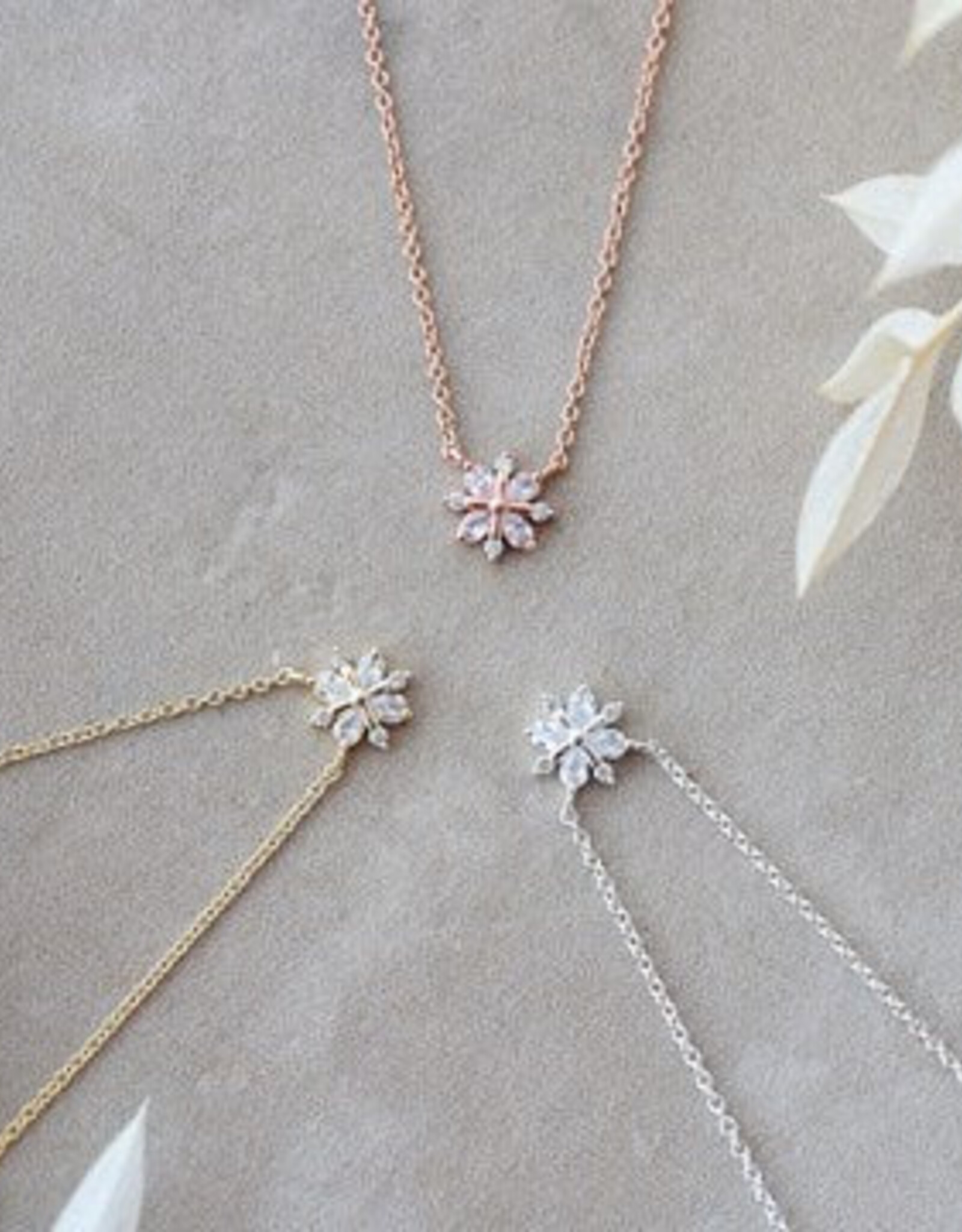 Glee Snow Crystal Necklace