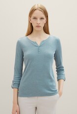 Tom Tailor Striped Henley L/S Top