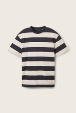 Tom Tailor Mens Relaxed Striped T-Shirt