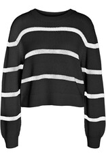 Noisy May Maysa L/S Striped O-Neck Knit Sweater