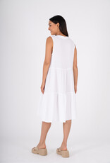 M Made in Italy M 3 Tier Cotton Dress
