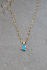Glee Paradise Necklace - Blue Opal