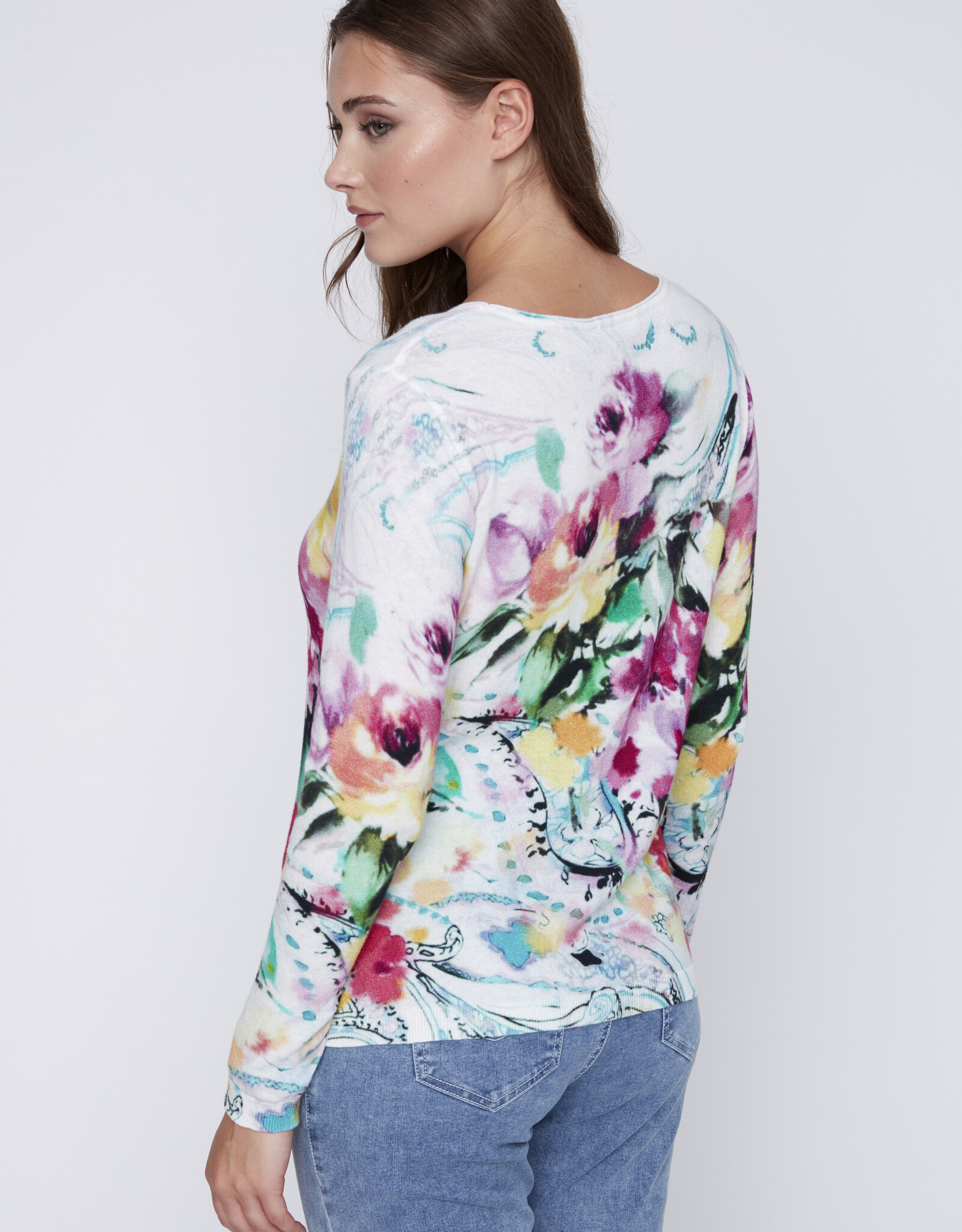 CYC Floral Printed Knit Top