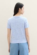 Tom Tailor Knotted Side Printed T-Shirt