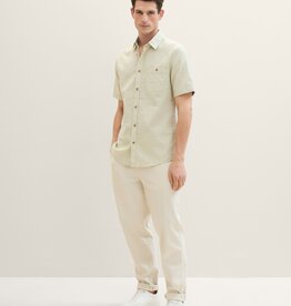 Tom Tailor Mens S/S Linen Shirt