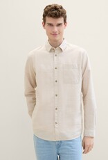 Tom Tailor Mens Linen L/S Shirt