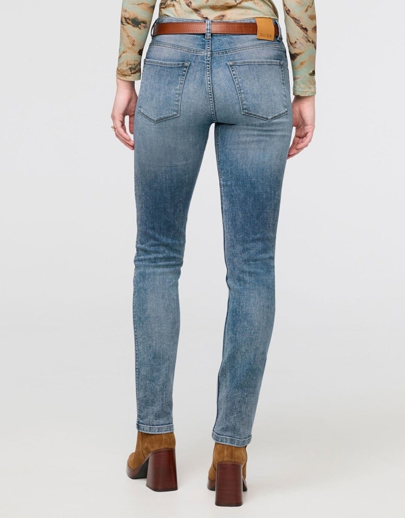 Duer Slim Straight - Beach Blue