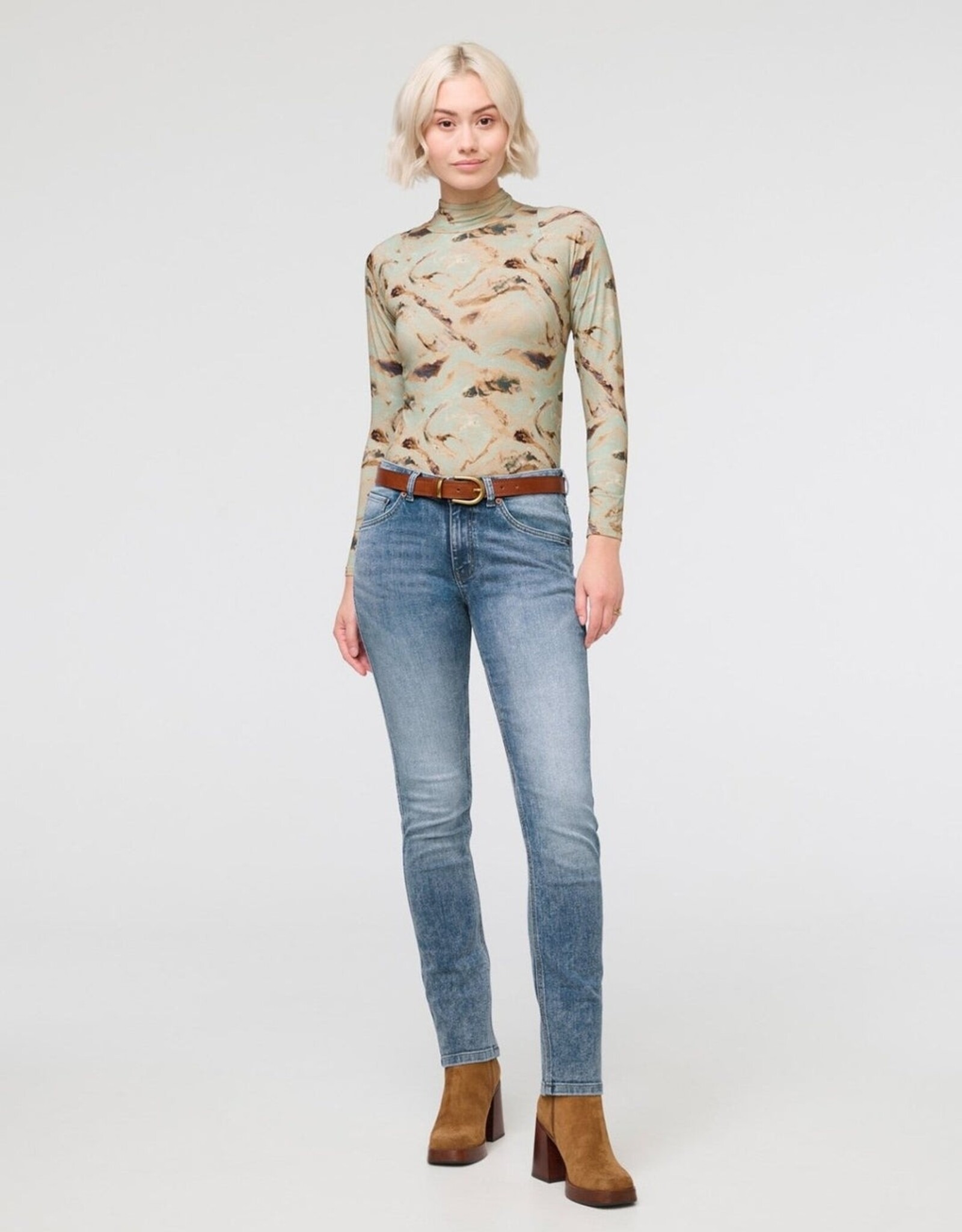 Duer Slim Straight - Beach Blue