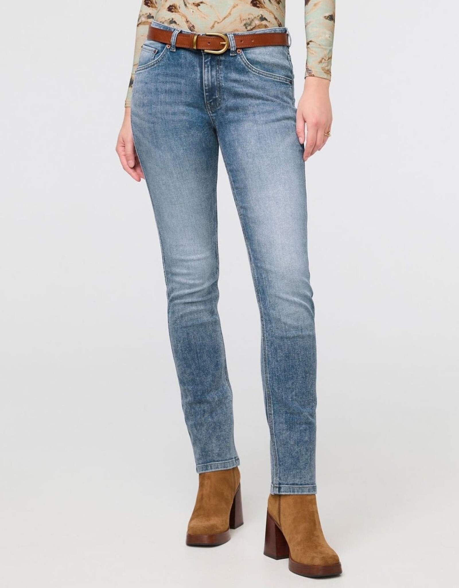 Duer Slim Straight - Beach Blue