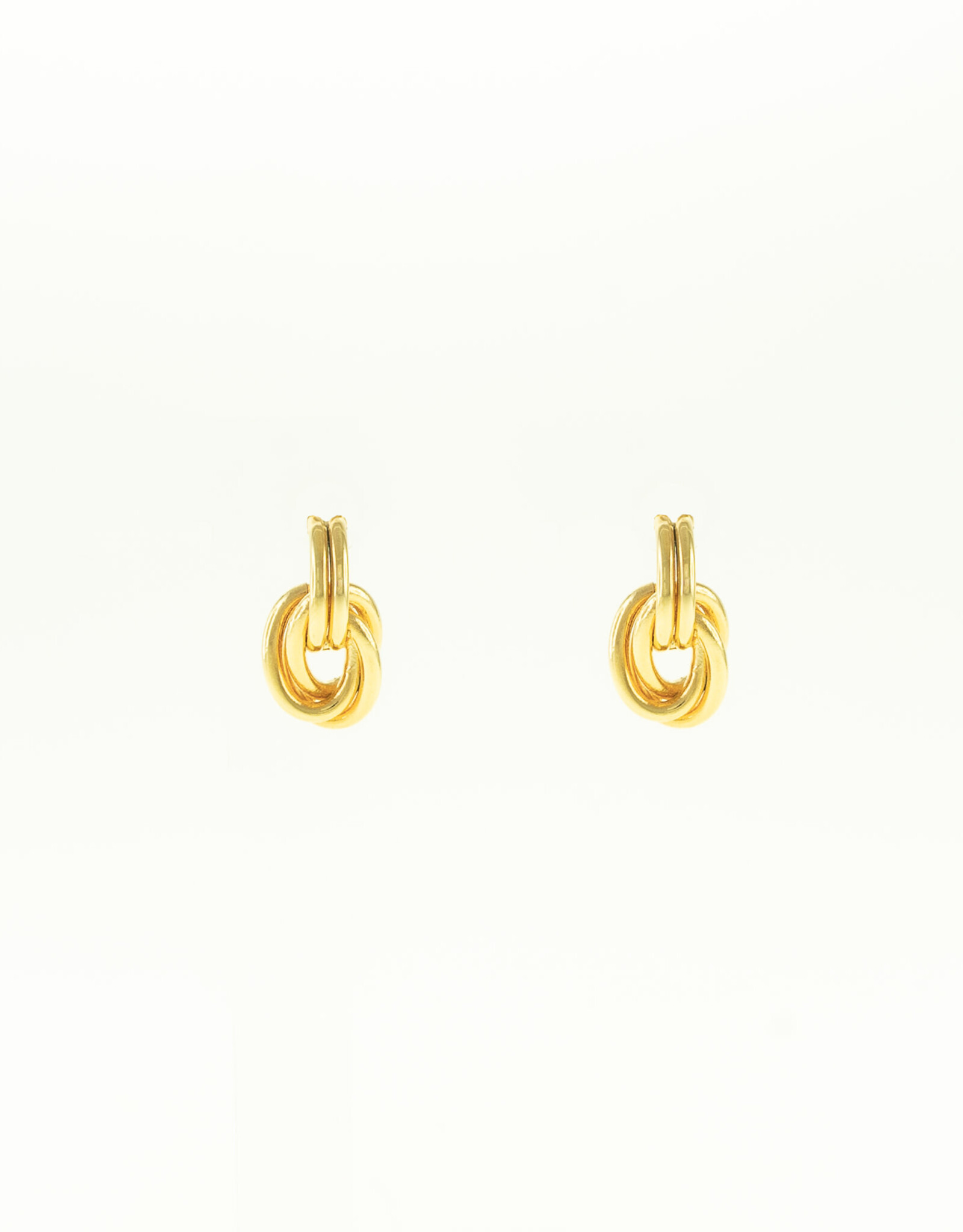 Jackie J Jackie J Small stud link earrings Gold
