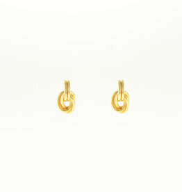 Jackie J Jackie J Small stud link earrings Gold
