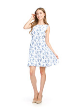 Papillon Floral Sleeveless Dress