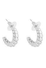 Merx Inc. Merx Twist hoops Silver