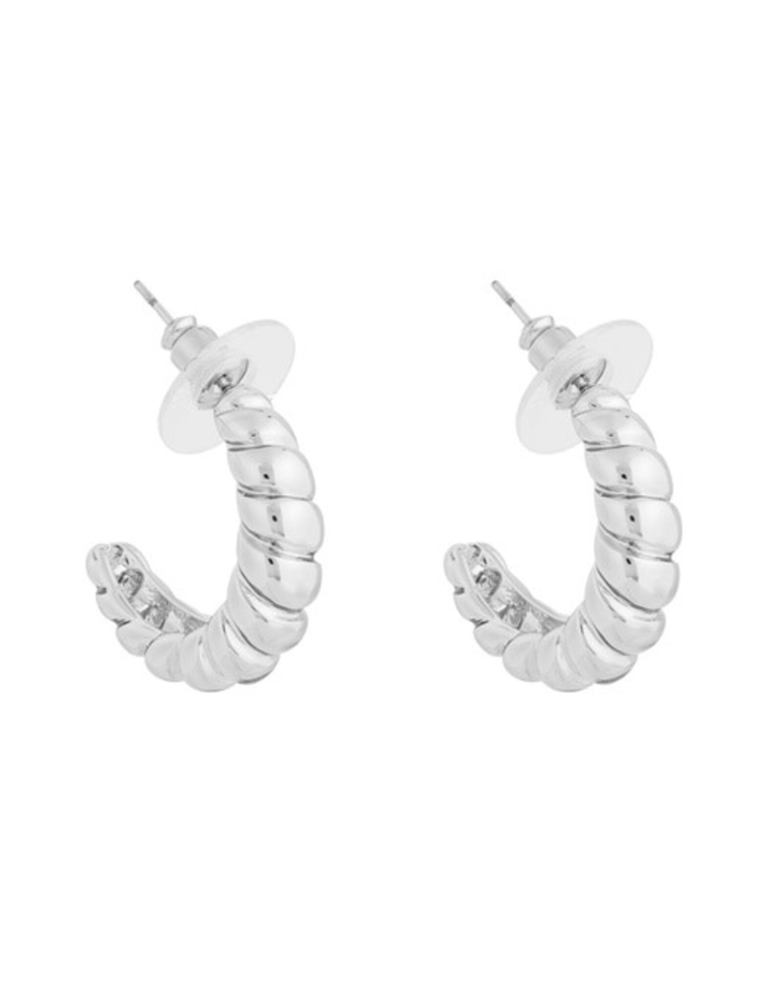 Merx Inc. Merx Twist hoops Silver
