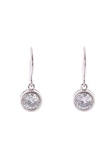 Merx Inc. Merx Bezel Hook Earring Silver