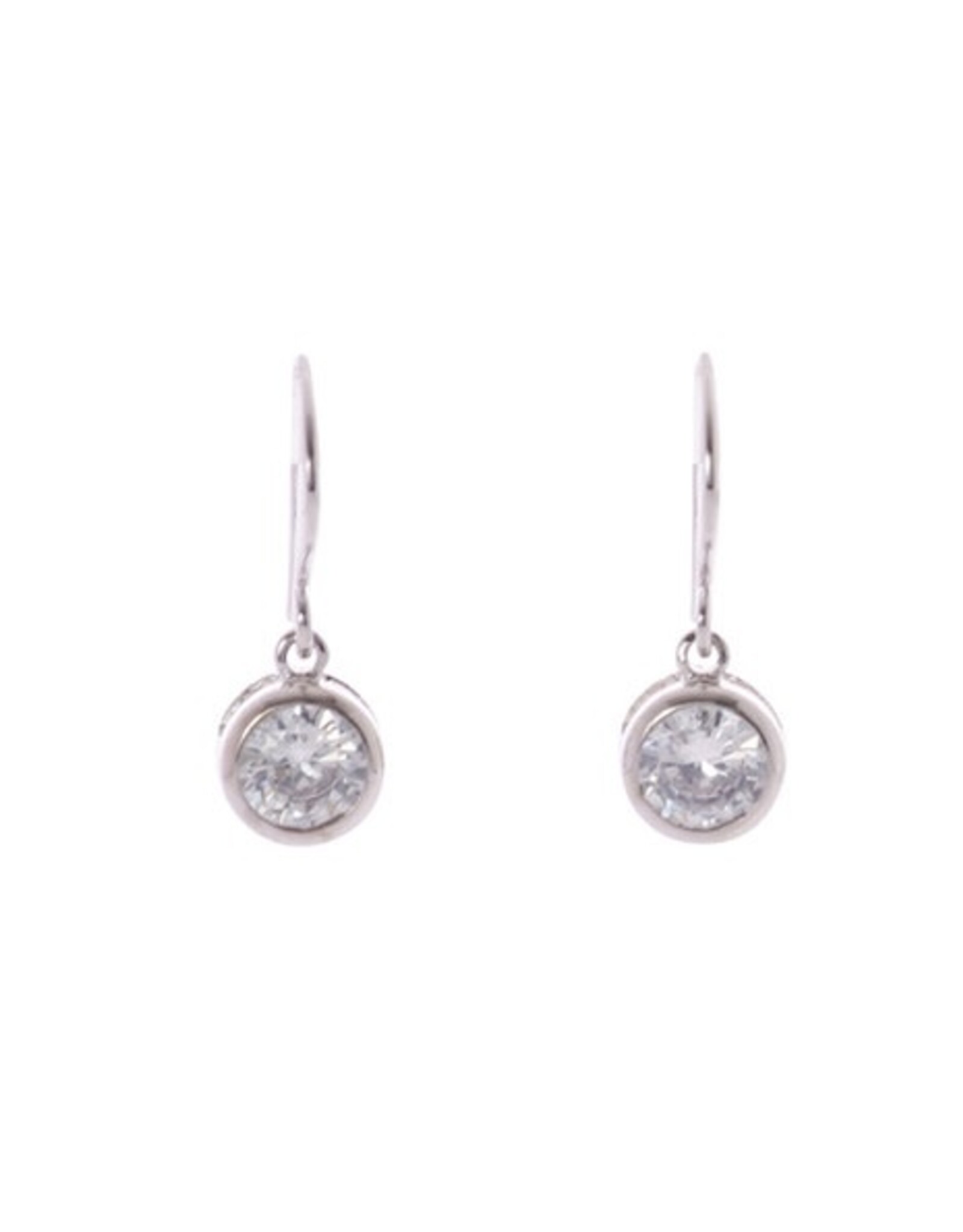 Merx Inc. Merx Bezel Hook Earring Silver