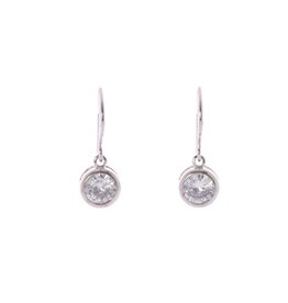 Merx Inc. Merx Bezel Hook Earring Silver